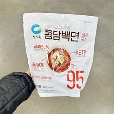  청정원 콩담백면 비빔국수 380g 아이스박스포장