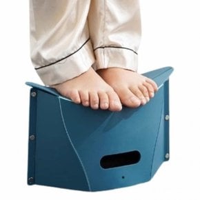 ( )접이식 간이 의자 블루 오픈런의자 미니의자 휴대용의자