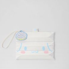 Lucky Pleats Knit Clutch S Cinnamoroll Cream White (0JSN5PC41301F)