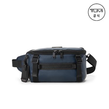 TUMI [TUMI KOREA] 알파 브라보 플래툰 슬링백 네이비 코팅 캔버스_0232799NVYC