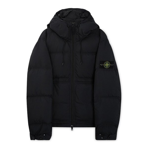 스톤아일랜드 남성 와펜 패치 블랙 패딩 K2S154100019 S0182 V0029