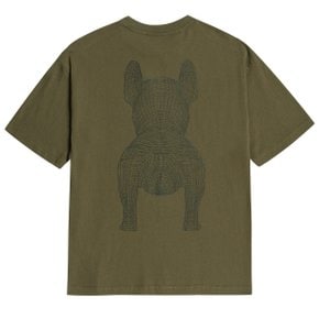 빅라독 티셔츠LW215TS990 KHAKI (LW205TS990 리오더)