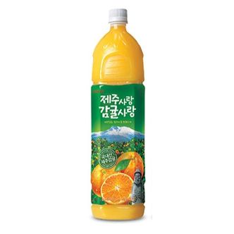 제이큐 과일음료 음료 과일음료 롯데제주사랑감귤사랑1.5L-박스12개입