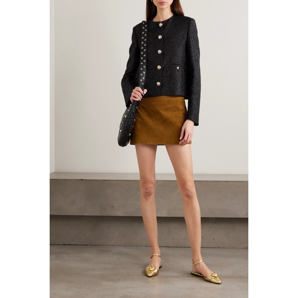 블레이즈밀라노 샤모 장식 메탈릭 우븐 재킷 46376663162986852