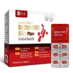 종근당 철분엽산 비타민D플러스 500mgX60캡슐