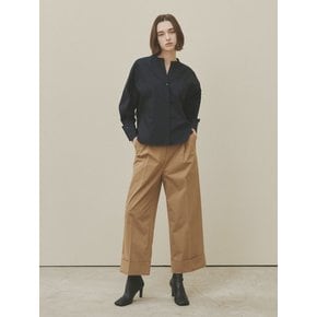 ROLLED-UP WIDE PANTS [2 Color]