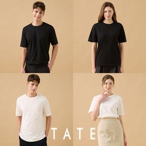 테이트 오가닉면100 튜블러 티셔츠 7종(화이트 4종+블랙 3종)[34969776]