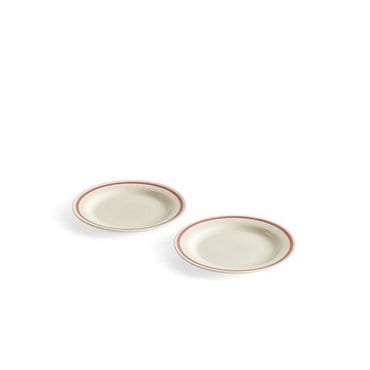 HAY 헤이 HAY Sobremesa Plate Ø18.5 Set of 2 소브레메사 플레이트 Ø18.5 레드