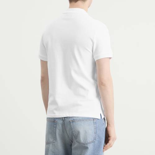 AMI Paris Contrasted Ami De Coeur Polo Shirt