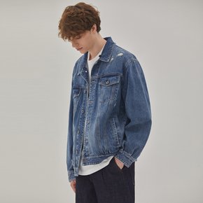 DENIM HOOD TRUCKER JACKET_DETACHABLE HOOD