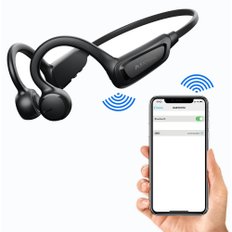 여름Sumeber Bluetooth Bluetooth 5.0 IPX6 골전도 헤드폰 이어폰 귀를 막지 않는 무선 노이즈