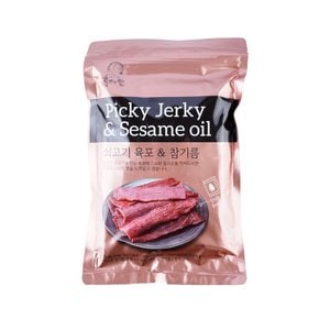 [Picky Jerky] 쇠고기 육포 & 참기름 (200g)