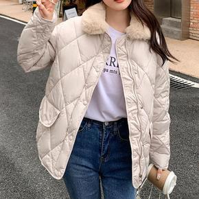 [짝꿍닷컴] 3컬러 여성 따뜻한 털카라 퀄팅 캐주얼 패딩 WS-JP32 (S27408394)
