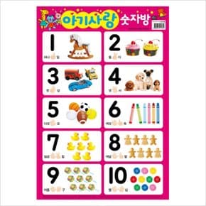 아기사랑 숫자방(벽보)