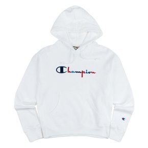 리버스 위브 3컬러 스크립트 여성 후드티 화이트 GF757-Y07966-045