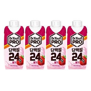 무료배송 오리온 닥터유프로 단백질드링크 딸기맛 250ml 4개 (S37465094)