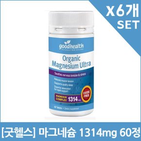 굿헬스 마그네슘 1314mg 60정 X6개