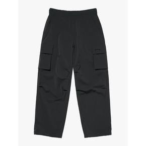 STRETCH NYLON CARGO PANTS-DARK GREY