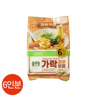  풀무원 가락 유부 우동 6인분 1275g