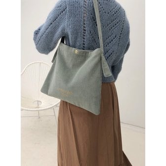 쥬에 CORDUROY MINI BAG. MINT