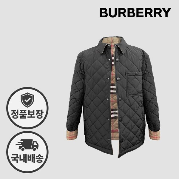 파슬리 리버시블 퀄팅 남성 자켓 81121011 81193371 블랙
