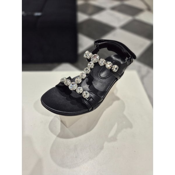 [여주점] Jewelry sporty sandal(black)_DG2AM25041BLK