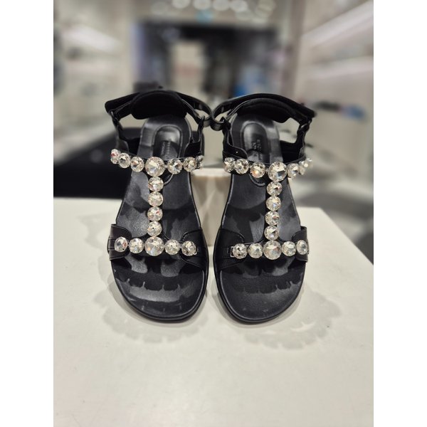 [여주점] Jewelry sporty sandal(black)_DG2AM25041BLK