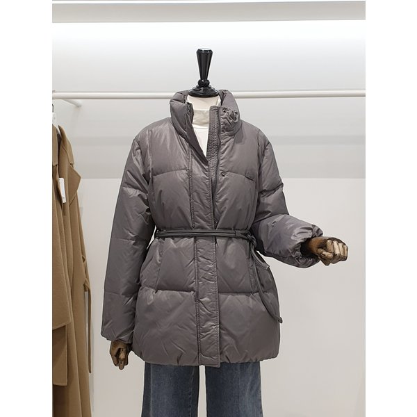 [파주점] 쥬크 주크 레더벨트 글로시 구스다운 점퍼 V254PSG947