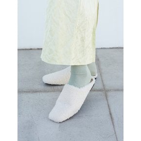 Ciel Shearling Mules Ivory