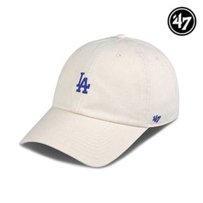 47브랜드 LA 다저스 스몰 로고 MLB 엠엘비 볼캡 야구 모자 내츄럴 B-B...