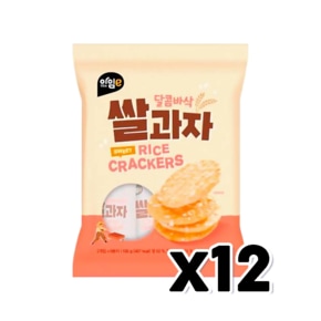 아임이 달콤바삭 쌀과자 스낵간식 100g x 12개