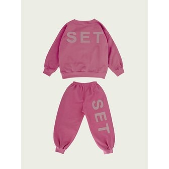 미니피에스마켓 25FW SET SET SET 스웨트셔츠 셋업(PINK)