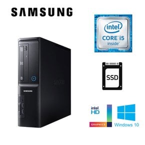 [삼성 DB400S7B i5-6500 램4G SSD128G Win10 슬림PC 가정사무용