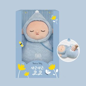 블루래빗 수면 애착 백색소음 인형 새근새근 코코