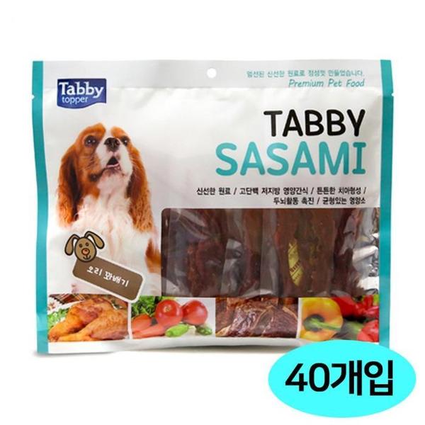 테비 사사미 오리 꽈배기 (300g x 40개)(1)