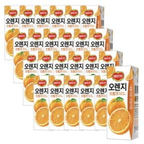 롯데칠성 델몬트 오렌지 드링크 190ml 24팩 2박스(총 48팩)