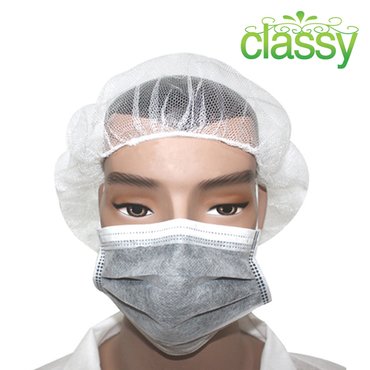  CLASSY 넷캡 일회용모자 위생모 고급형 부직포 100EA