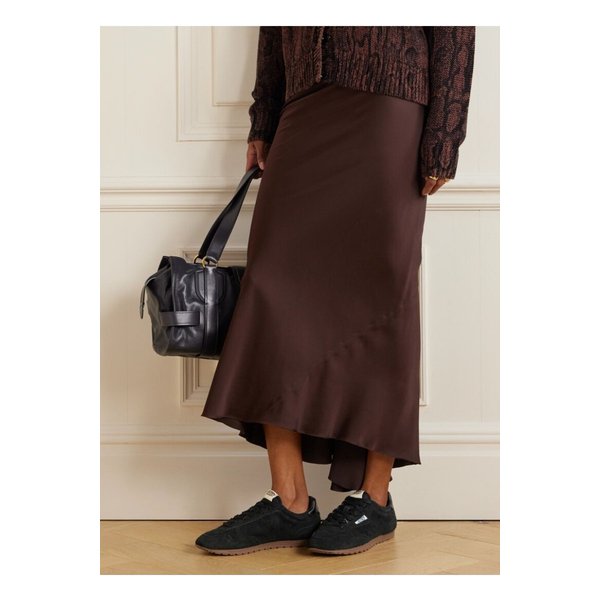 오트리 윈드스핀 가죽 트리밍 퍼포레이티드 브러시드 스웨이드 스니커즈 블랙 46376663162850986