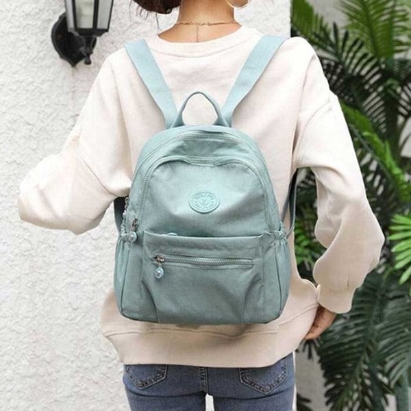 [옷자락] 여성 캐주얼 방수 나일론 보조 포켓 미니 백팩