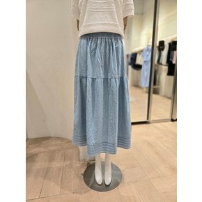 [부산점] 해지 데님 밴딩 스커트 (PS1DS781)