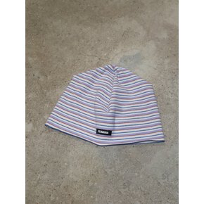 STRIPE FLEECE BEANIE PURPLE