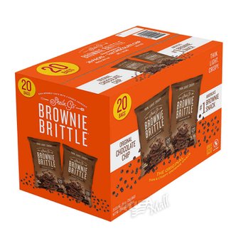  쉐일라지스 브라우니 브리틀 초콜릿칩 28g x 20개 SHEILA G`S BROWNIE BRITTLE CHOCOLATE CHIP