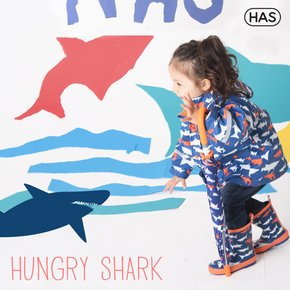 [헤즈] 신학기 아동 레인코트_헝그리샤크(HUNGRY SHARK)