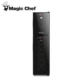 와인셀러 듀얼존 50리터 18병 와인냉장고 MWC-D1800JW