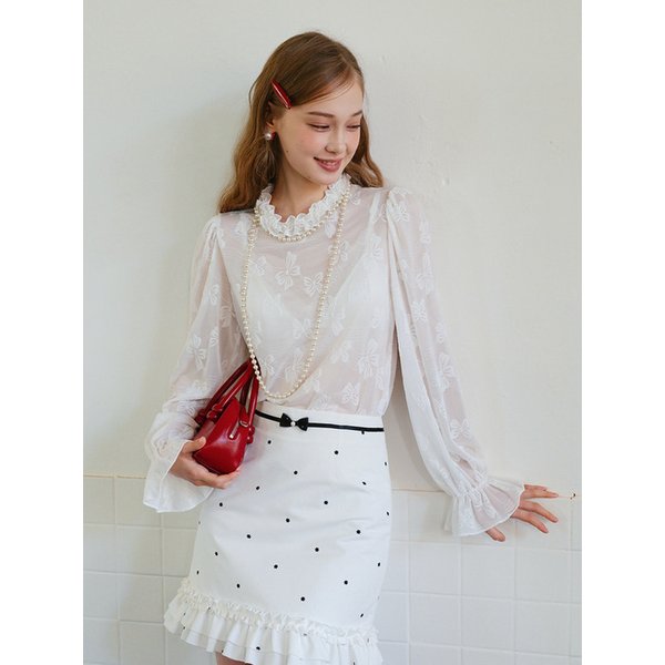 Cest_Butterfly see through blouse