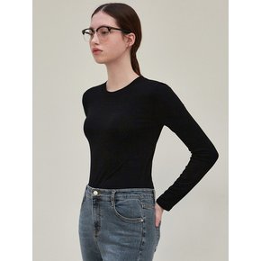 CREW NECK TOP_BLACK