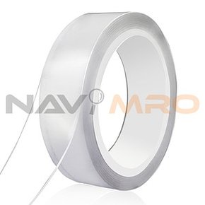 나노 아크릴 양면테이프 (NV-NT10-W20 L3 두께(mm):1 투명 폭(mm):20 길이(m):3)