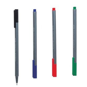  삼각 화인라이너펜 흑 0.3 334-9 1자루 STAEDTLER