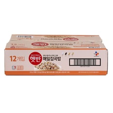 햇반 매일잡곡밥210g*12  (1박스)