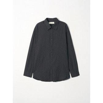 이지오 Modern Check Shirt_Black